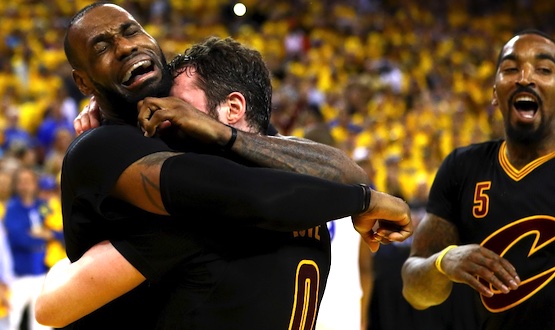 goosebumpmoment about lebron james leads the cleveland cavaliers to their first nba title